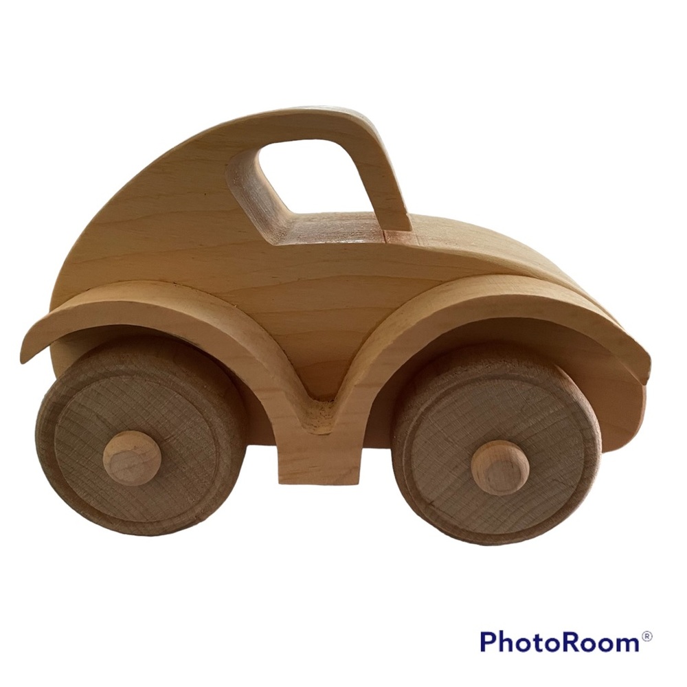 Handmade Natural Wooden Car Wonderful Collectors Item or Toy approximately 5.5”
